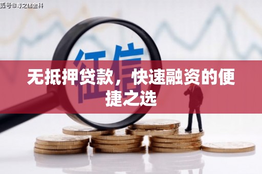 肥东无抵押贷款，快速融资的便捷之选