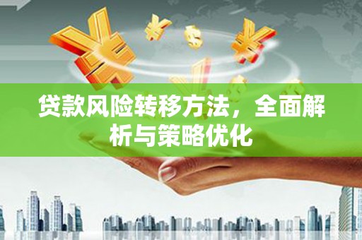 肥东贷款风险转移方法，全面解析与策略优化