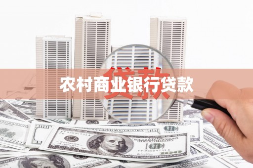 肥东农村商业银行贷款