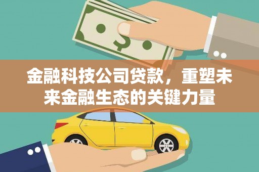 肥东金融科技公司贷款，重塑未来金融生态的关键力量