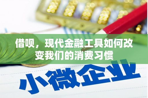 肥东借呗，现代金融工具如何改变我们的消费习惯