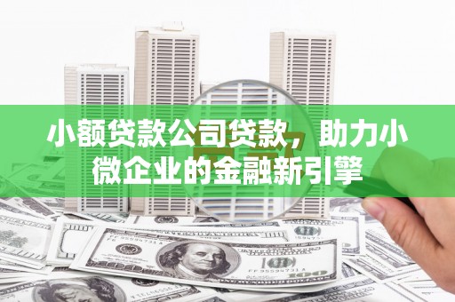 肥东小额贷款公司贷款，助力小微企业的金融新引擎