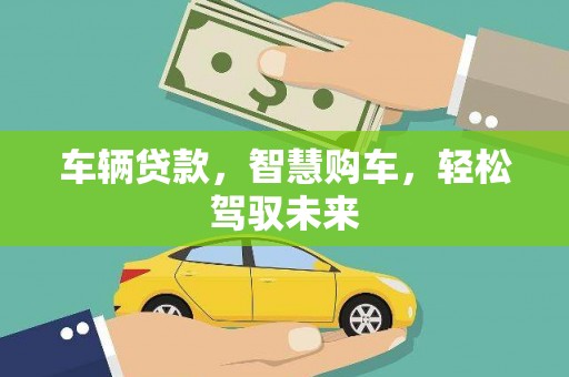 肥东车辆贷款，智慧购车，轻松驾驭未来