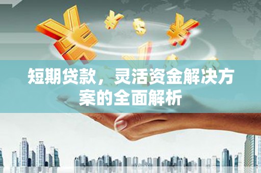 肥东短期贷款，灵活资金解决方案的全面解析