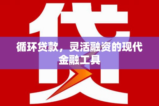 肥东循环贷款，灵活融资的现代金融工具