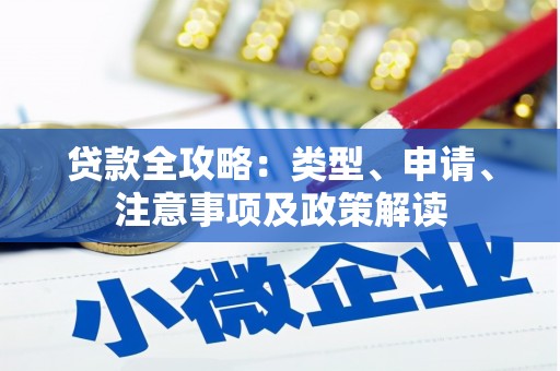肥东贷款全攻略：类型、申请、注意事项及政策解读