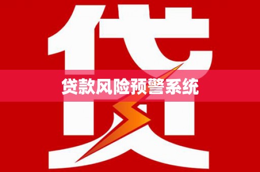 肥东贷款风险预警系统